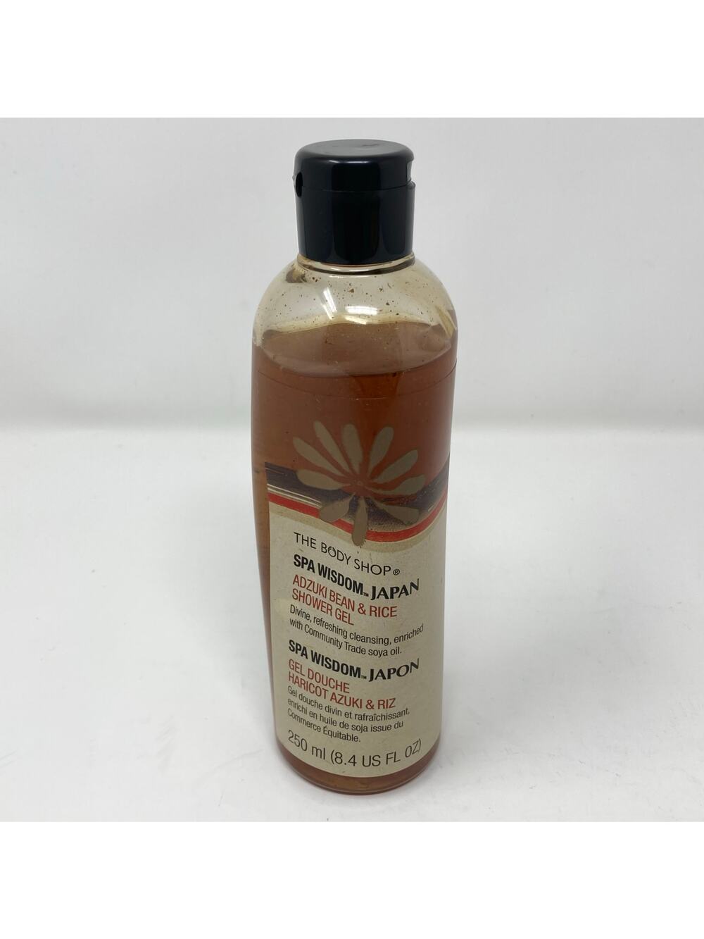 The Body Shop Spa Wisdom Japan Adzuki Bean and Rice Shower Gel 8.4 oz